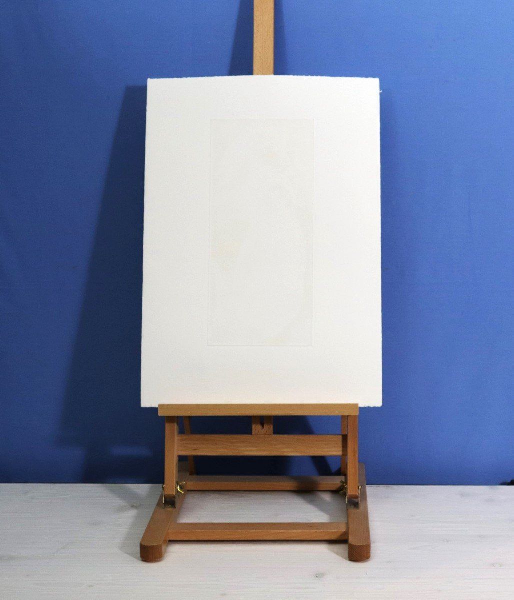 Dipinti: Max Hegetschweiler 1902-1995, Farbradierung "Engel", selten. – Usato da Zug venduto da Kunst-Fundgrube 6