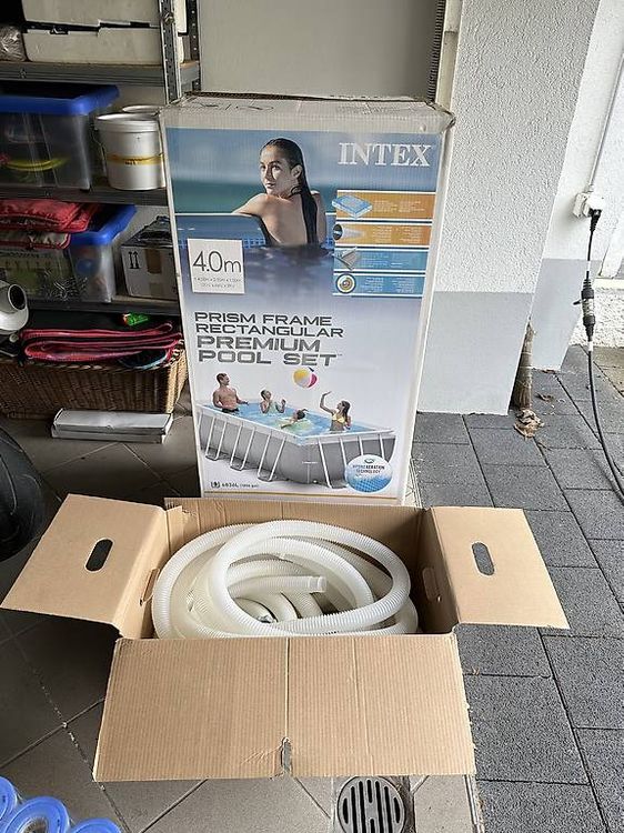 Intex Pool inkl. viel Zubehör, 4m x 2m x 1m (Gebraucht) in Wallisellen ...
