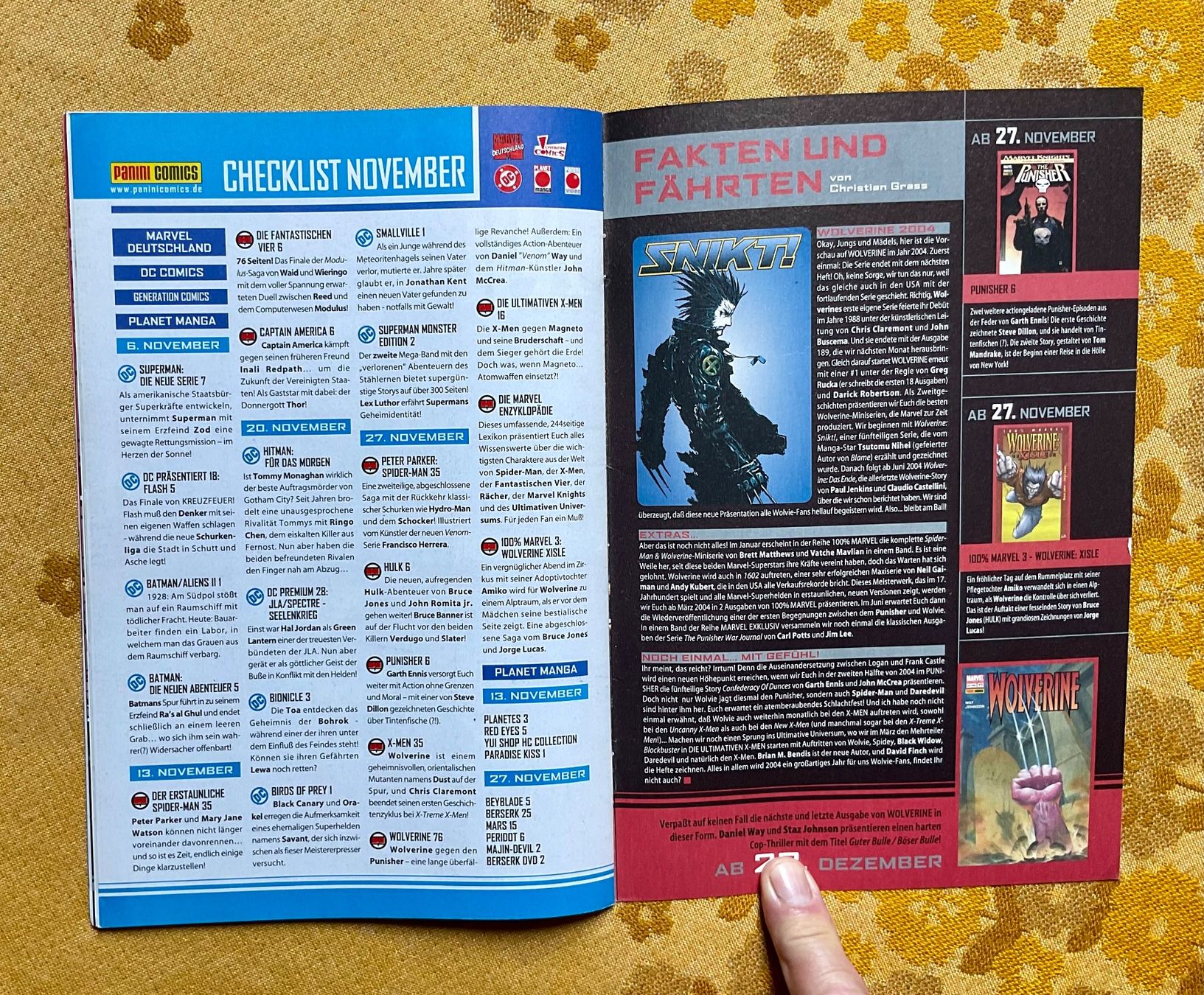 Comics: Wolverine Heft Nr 76 von 2003 – Gebraucht aus Endingen von nathan05 8