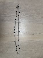 Lange Halskette mit Kugeln schwarz