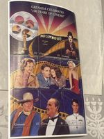 Grenada Briefmarken - 100 Jahre Kino Hollywood Stars