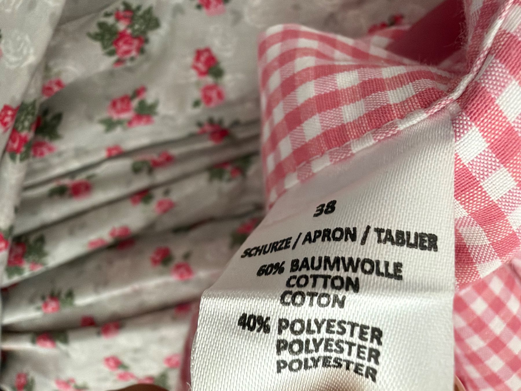 Kleider: Dirndl Stockerpoint Blumenmuster kariert neu – Gebraucht aus Buchs SG von VintageHomeCH 4