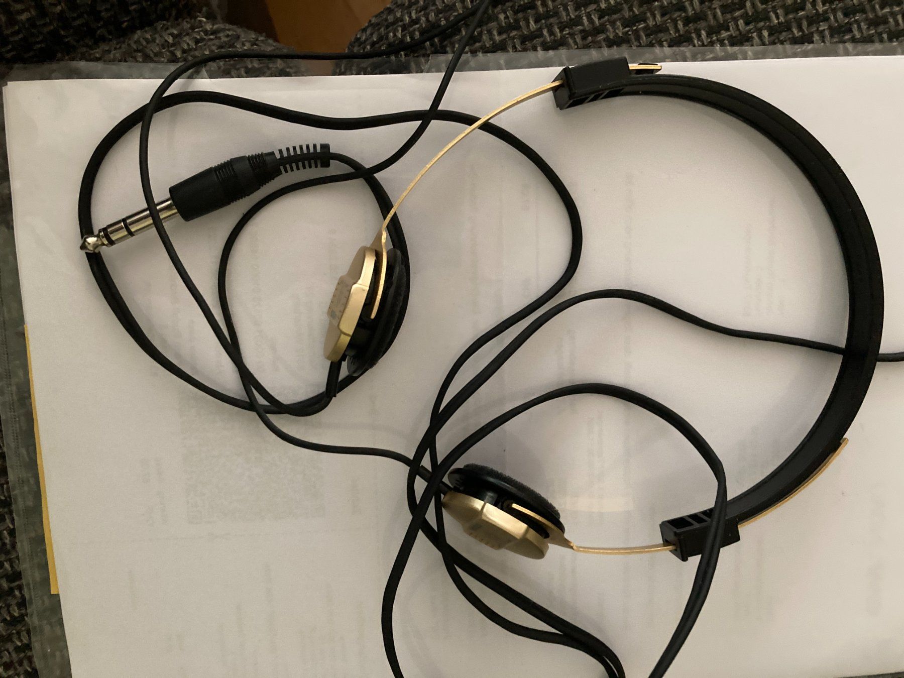 Cuffie: Kopfhörer Pickering QA-4 gold schwarz – Usato da Tagelswangen venduto da Harubi2 1