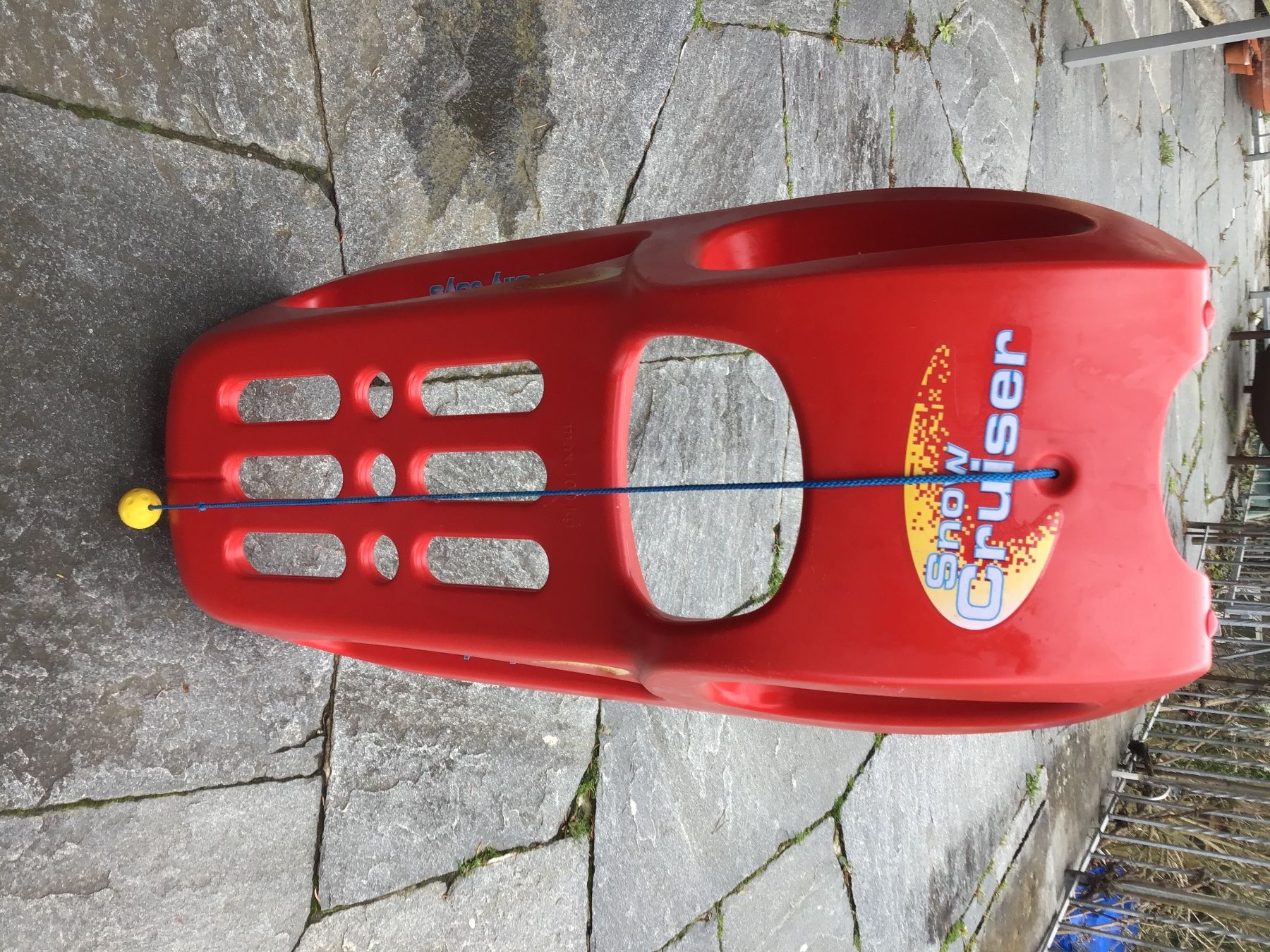 Schlitteln: Schlitten Snow Cruiser rot rolly toys – Gebraucht aus Trimbach von Lexli11 1