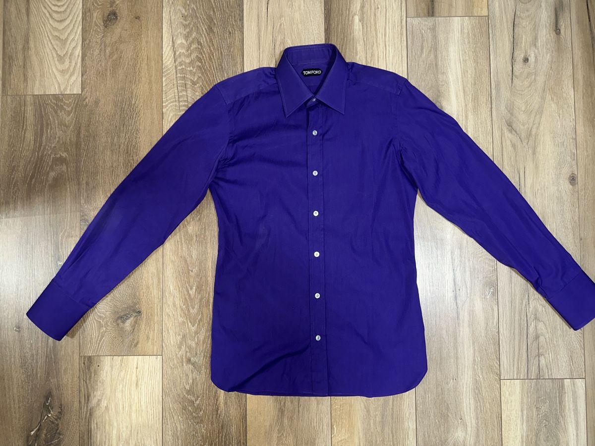 Tom Ford Camicie: Tom Ford Hemd in Violett – Usato da Liebefeld venduto da tru_cj95