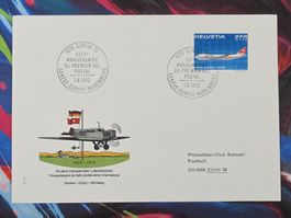 CL28 Enveloppe + Timbre Suisse 1972