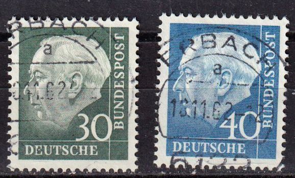 Tous les timbres: BRD, Mi 259-260y ⊙ – D'occasion à Langenthal par 1195