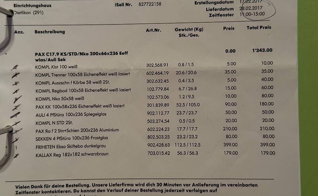 Ikea Schränke: PAX IKEA Schrank – Gebraucht aus Schaffhausen von cicadadebi 4