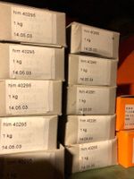 1 Stk. Linsenstifte vernickelt 12/7 1kg Schachtel