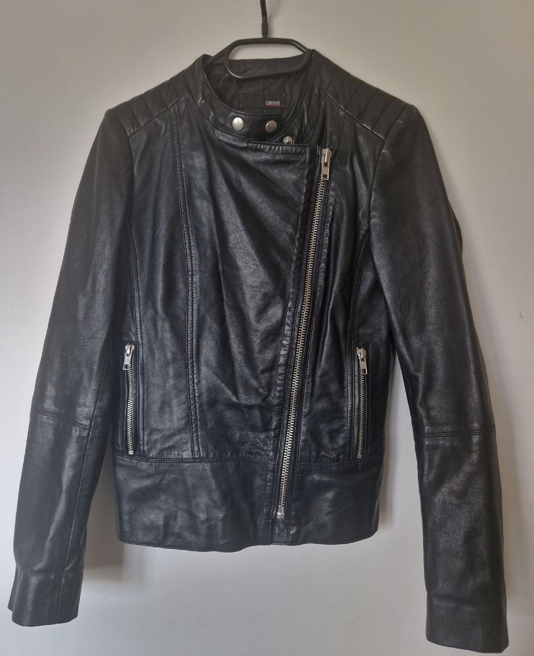 Cinque Giacche: Cinque Lederjacke, schwarz, Grösse 34 – Usato da Kloten venduto da somsing 5