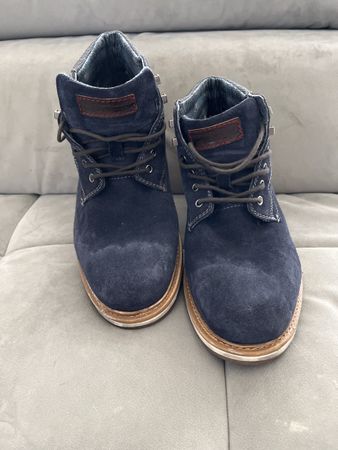 Bugatti Herren Boots, Gr. 46, Dunkelblau, Top Zustand!