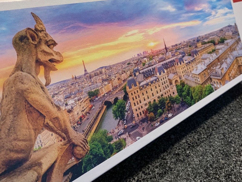 LHJOYSP Puzzle 1000 Teile „Paris“ – Panorama Motiv 75x50 Cm