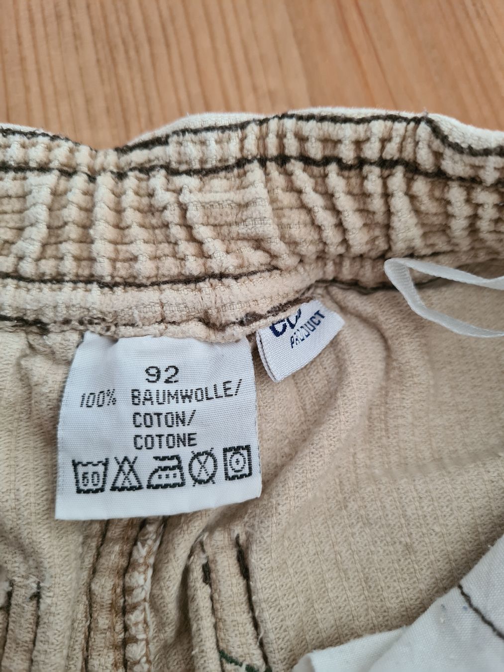 Pantaloni: Kinder Cordhose Grösse 92 Beige Baumwolle  – Usato da Horw venduto da Mirii91 2
