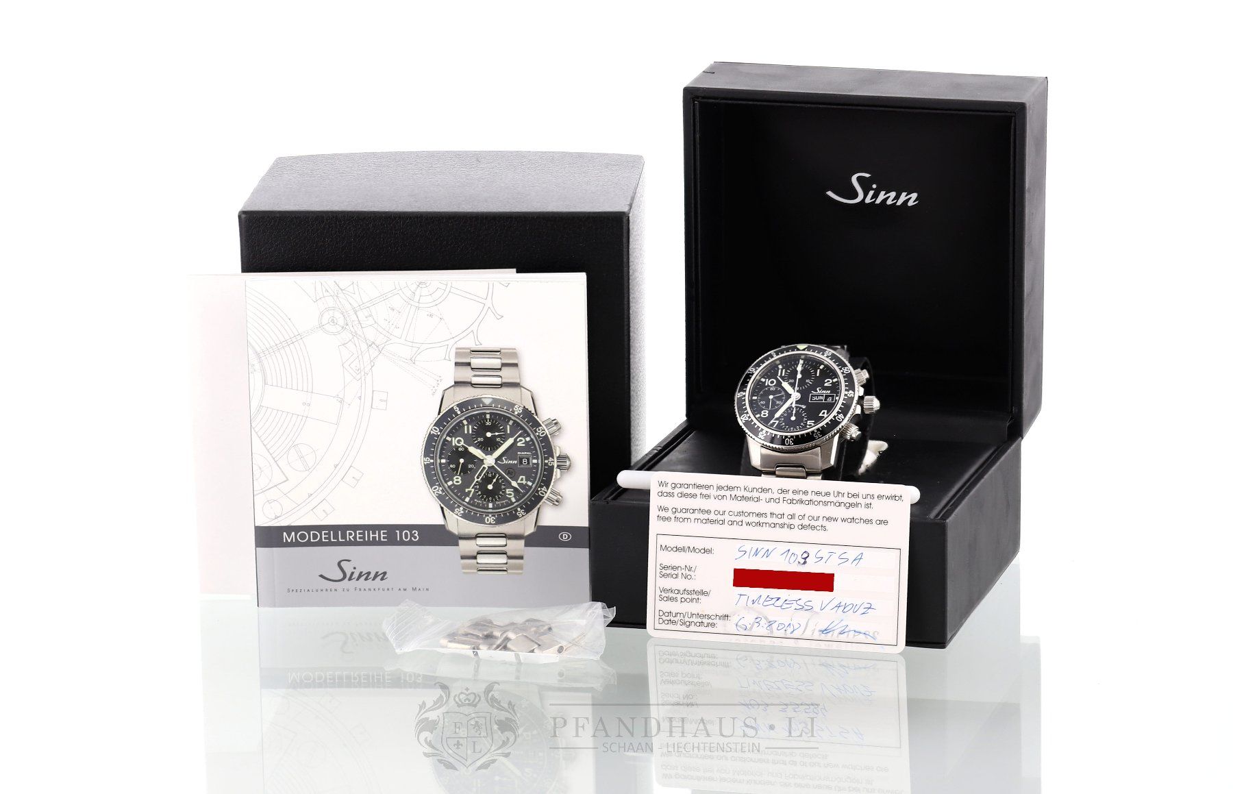 Sinn Orologi: SINN 103 StSa FULL SET  DEFEKT – Difettoso da Schaan venduto da Pfandhaus-LI 9