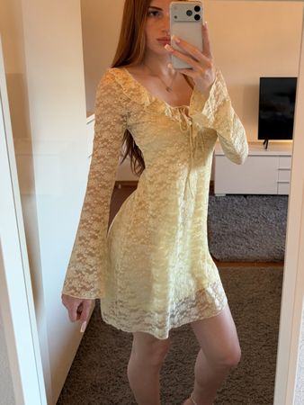 Kleid gelb
