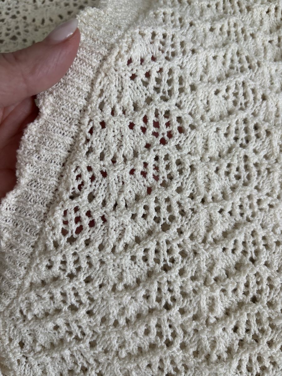 Mango Giacche: Mango Strickjacke in Creme Grösse S – Usato da Augst BL venduto da fine-art 4