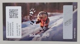 Swiss Crypto Stamp 4.0 ID 10 "Langlauf" mit NFT