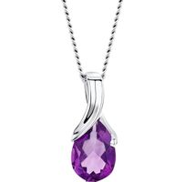 Halskette aus 9 Karat(375)  Amethyst