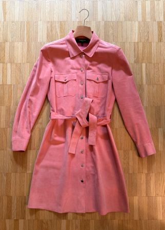 Cooles Wildlederkleid in PINK - Paule Ka (FR 38 - D 36)