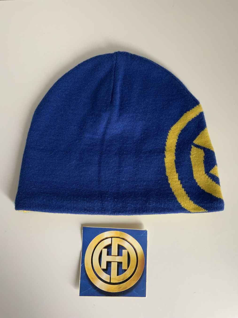 Copricapi, berretti & cappellini: HCD Mütze nostalgisch/vintage mit Kleber – Usato da Luzern venduto da Flocke11 7