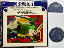 Skrjabin 2 LP CH Piano Sonatas Evelyne Dubourg GEWASCHEN TOP