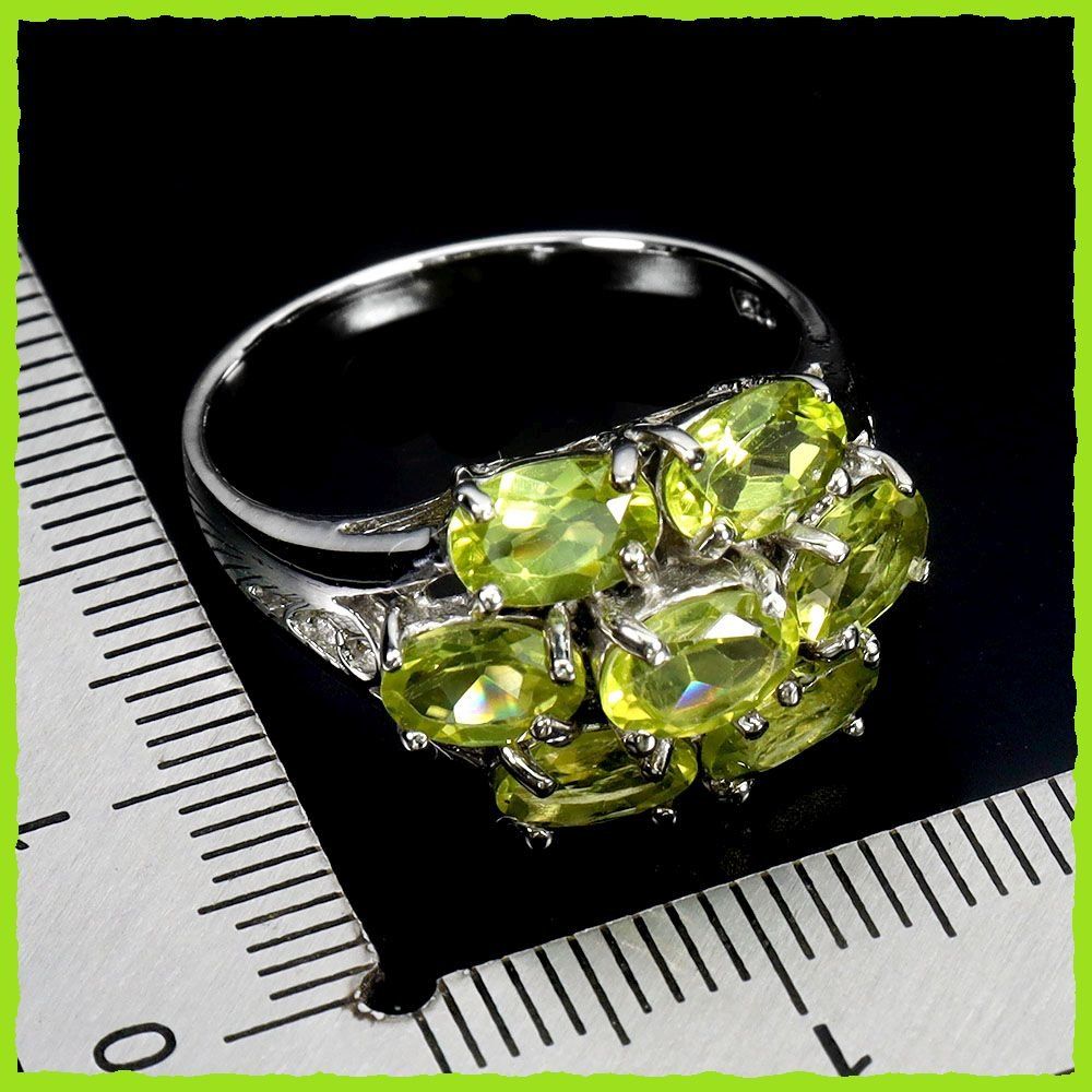Anelli: ♛ Peridot 925 Silberring – Nuovo e nell'imballaggio originale da Oberglatt ZH venduto da Hot-Spot 2