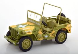 Jeep Willys MB 1942-1945 "Medical US Army camourflage"  1:18
