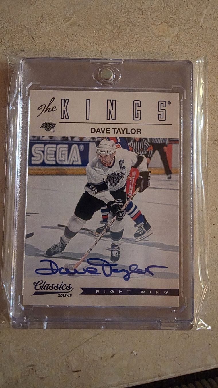 NHL Sammelbilder & Trading cards: Dave Taylor autographed panini classics 2012-13 Classics – Neu (gemäss Beschreibung) aus Boltigen von Calagero