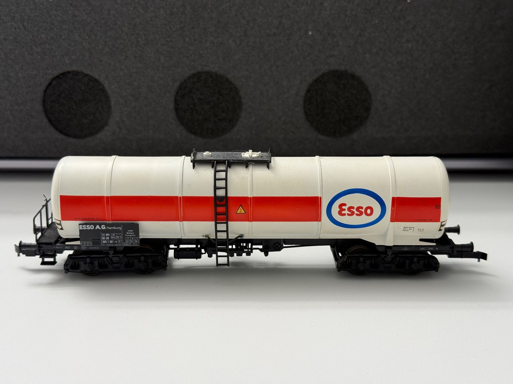 Roco Modellini di ferrovie: Roco 4365D DB Kesselwsgen ESSO / DC HO – Usato da Jonschwil venduto da sutfra12 2