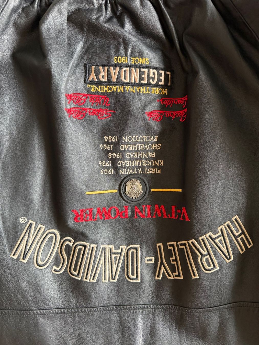 Harley-Davidson Giacche: Harley Davidson Lederjacke, Top Zustand, Grösse L – Nuovo (secondo la descrizione) da Zürich venduto da dagobertluck 1