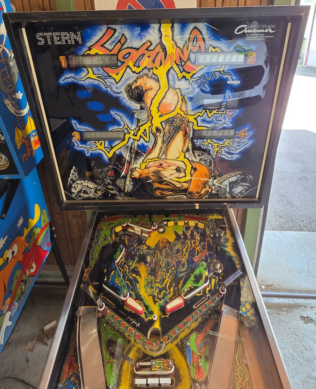 Stern Pinball Flipperkästen: Flipper "Lightning" Stern – Gebraucht aus Ettenhausen TG von elgravuro 2