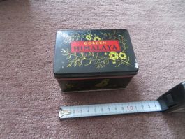 Blechdose MERKUR Golden Himalaya Kaffee ANTIK!