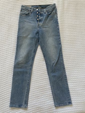 Jeans Levi's 501 blau, guter Zustand