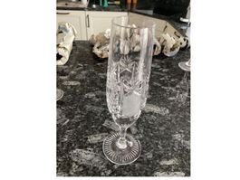 6 Champagner Bleikristallgläser - Top Zustand !