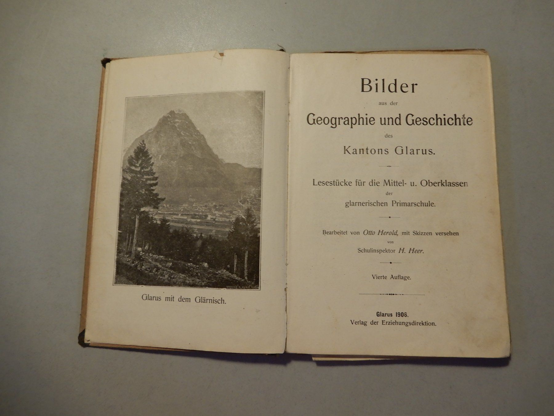 Libri: Glarus - Bilder Geographie Geschichte, 1906 – Usato da Erstfeld venduto da Mario_boe0 1