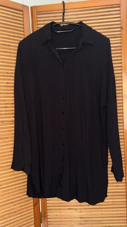 Baumwollbluse Langärmlig, 40