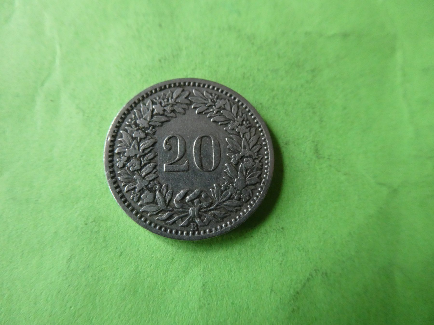 Tutti le monete: Schweiz 1901, 20 Rappen – Usato da Hinterforst venduto da Rohusri 1
