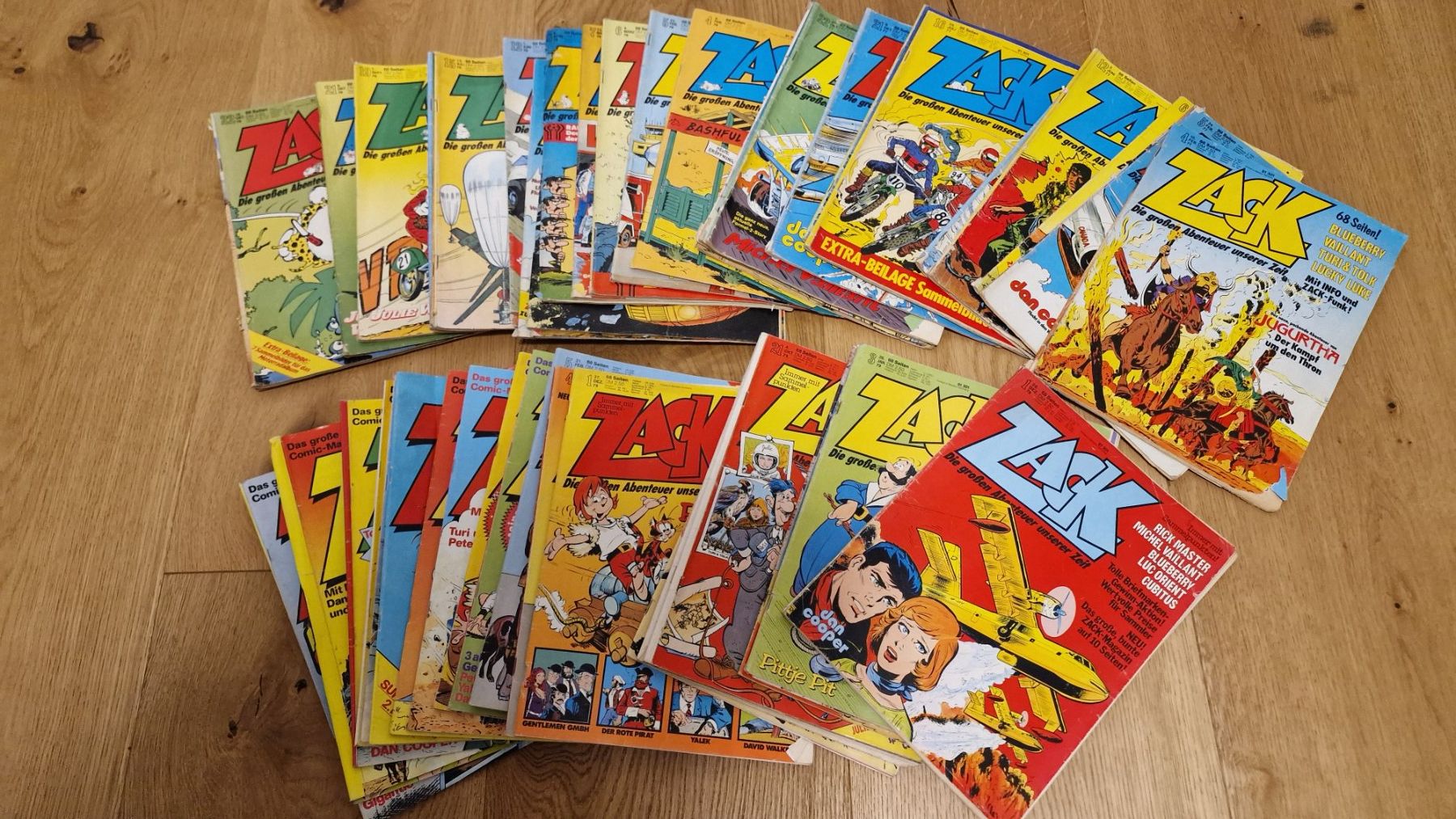 Fumetti: 52 Zack Hefte 1977 - 1980 – Usato da Haag (Rheintal) venduto da tw01