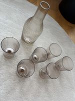 Karaffe mit passenden Gläsern, Ikea