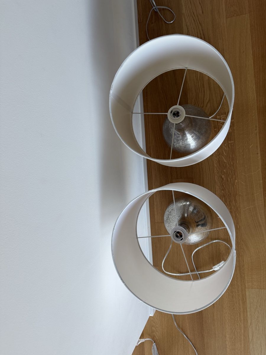 Zara Lampade: 2 Silver Table Lamps - Zara Home – Usato da Zürich venduto da rah_mpq5 2