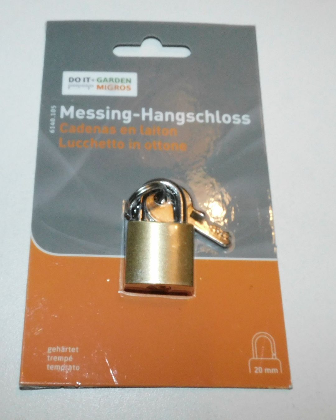 Lucchetti: Messing Hängeschloss OVP Neu   Neu OVP – Usato da Sursee venduto da 76 6