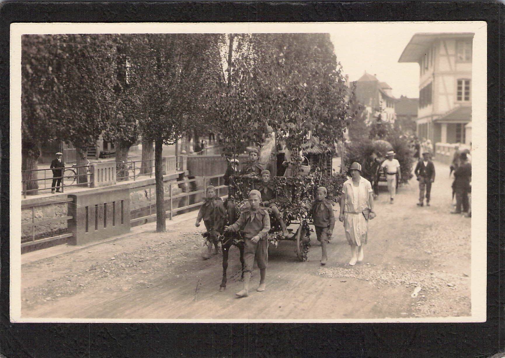 Cartoline postali: Steckborn TG ? oder Umgebung  , echtfoto – Usato da Reichenburg venduto da ibiza18