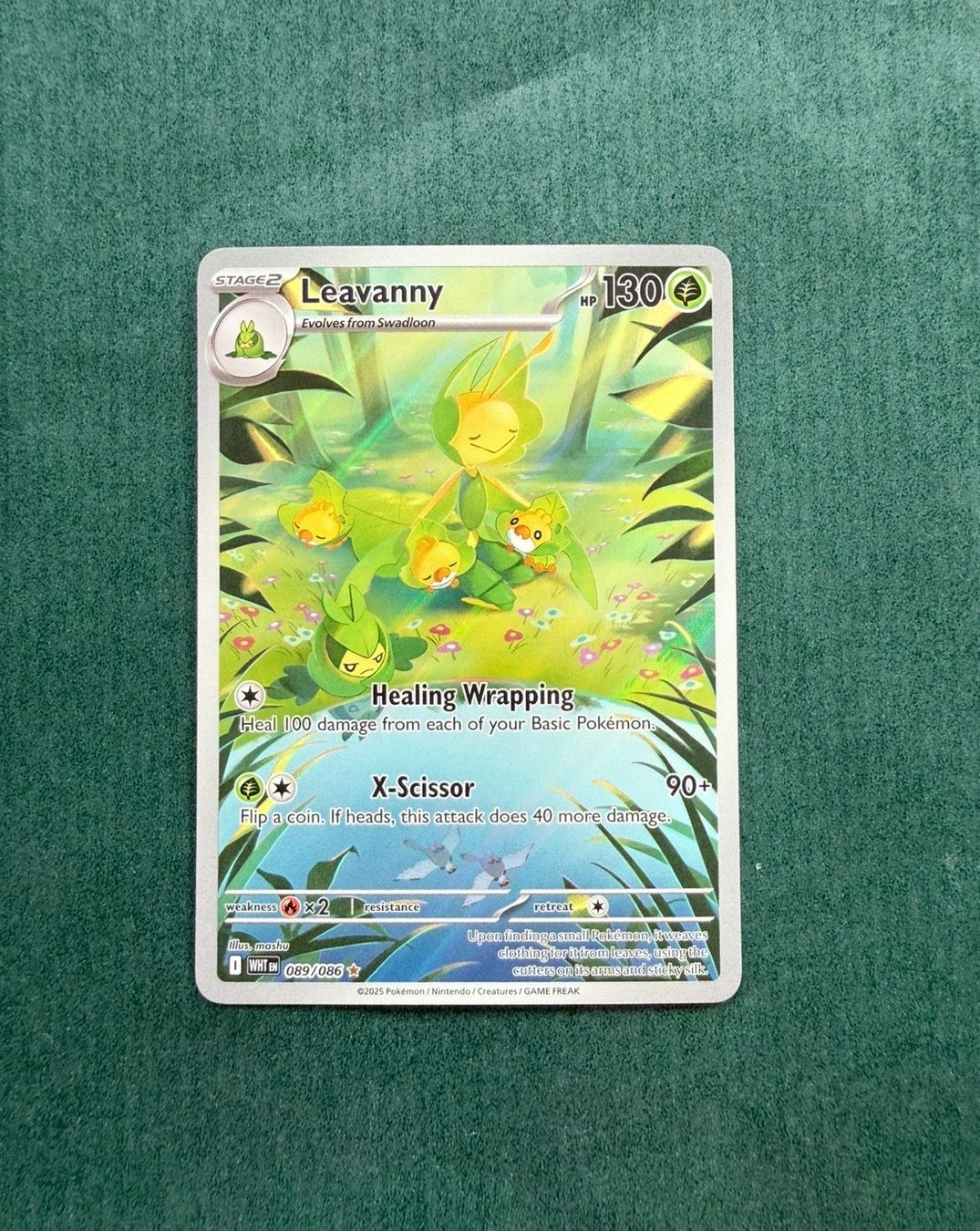 Pokémon Carte collezionabili: Pokemon Leavanny FullArt 089/086 ENG – Usato da Estavayer-le-Lac venduto da Swisspoke