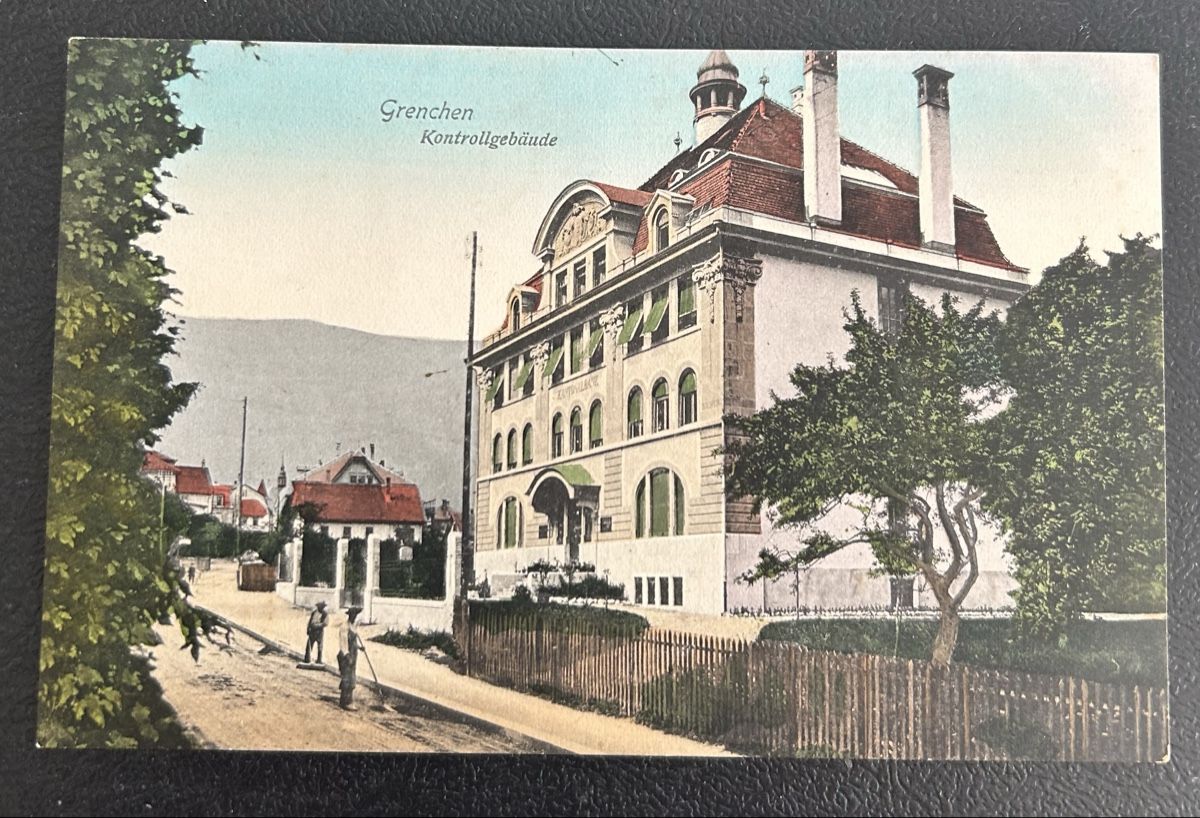 Cartes postales: Grenchen Kontrollgebäude – D'occasion à Horw par Tellbub