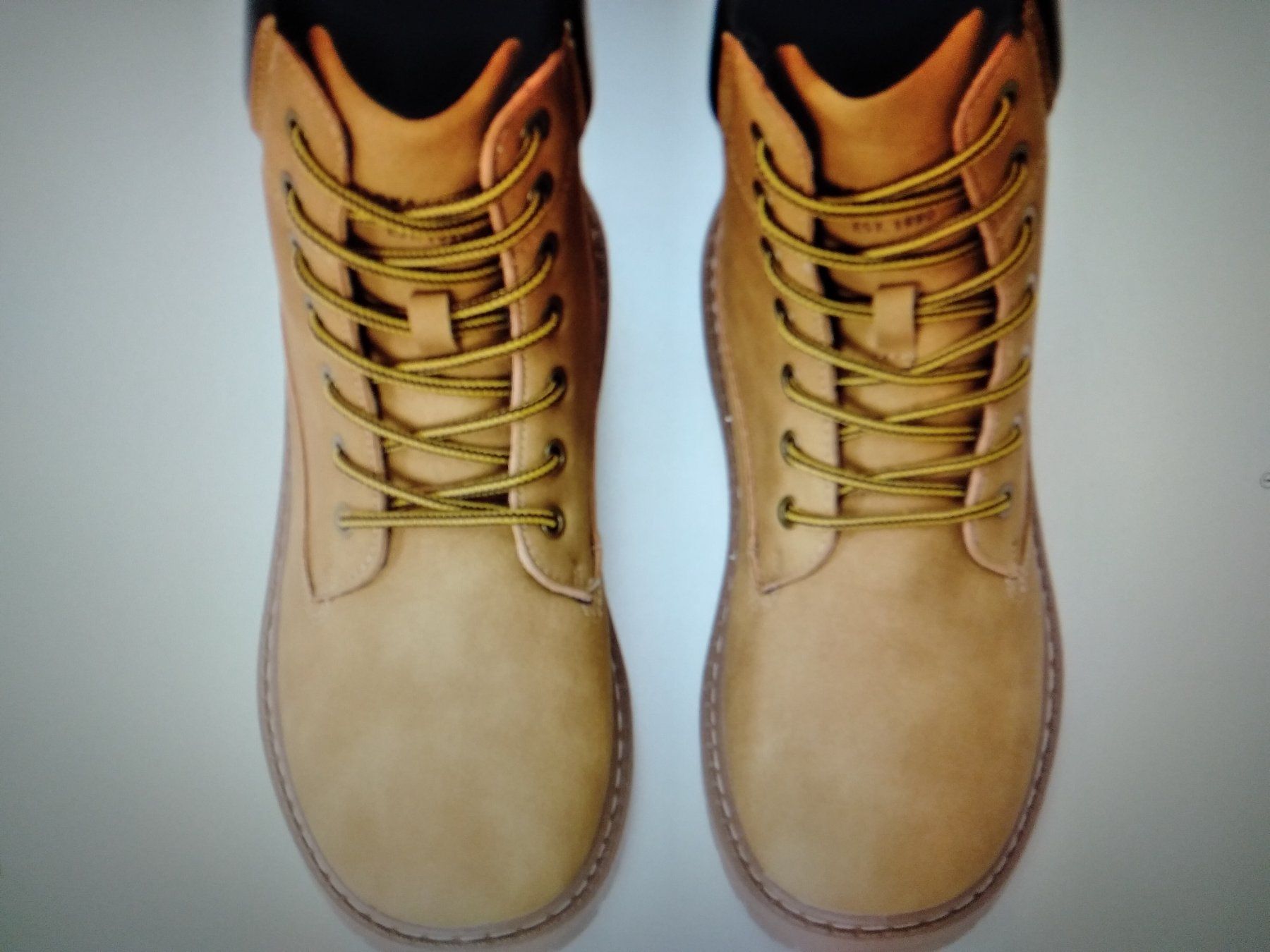 Jack & Jones Scarpe da uomo: Schnürstiefelette - honey – Nuovo (secondo la descrizione) da Zug venduto da guggi717 2