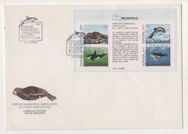 Portugal 1983 Block Nr. 41 FDC Meerestiere Brasiliana 83