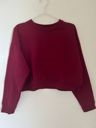 Choréee Pulli Cropped Bordeaux Grösse M