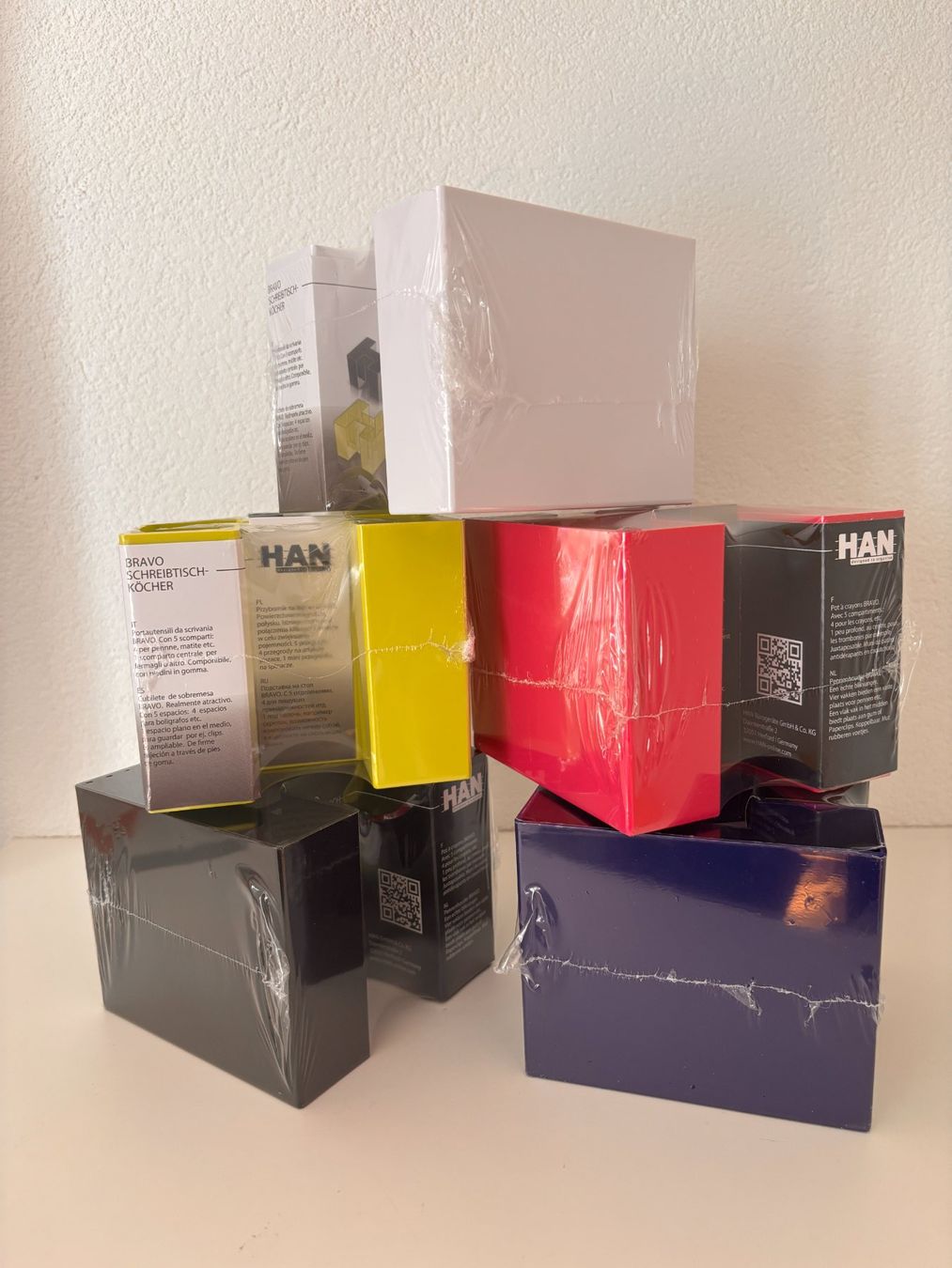 Contenitori & Simili: 5 Stiftehalter/Schreibtisch Organizer – Nuovo e nell'imballaggio originale da Binningen venduto da samorga21