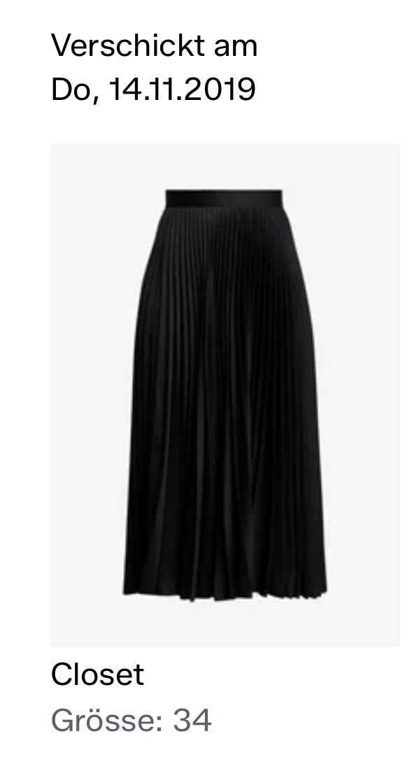 Gonne: Plisseerock Closet London – Usato da Wittenbach venduto da sarah_09 5