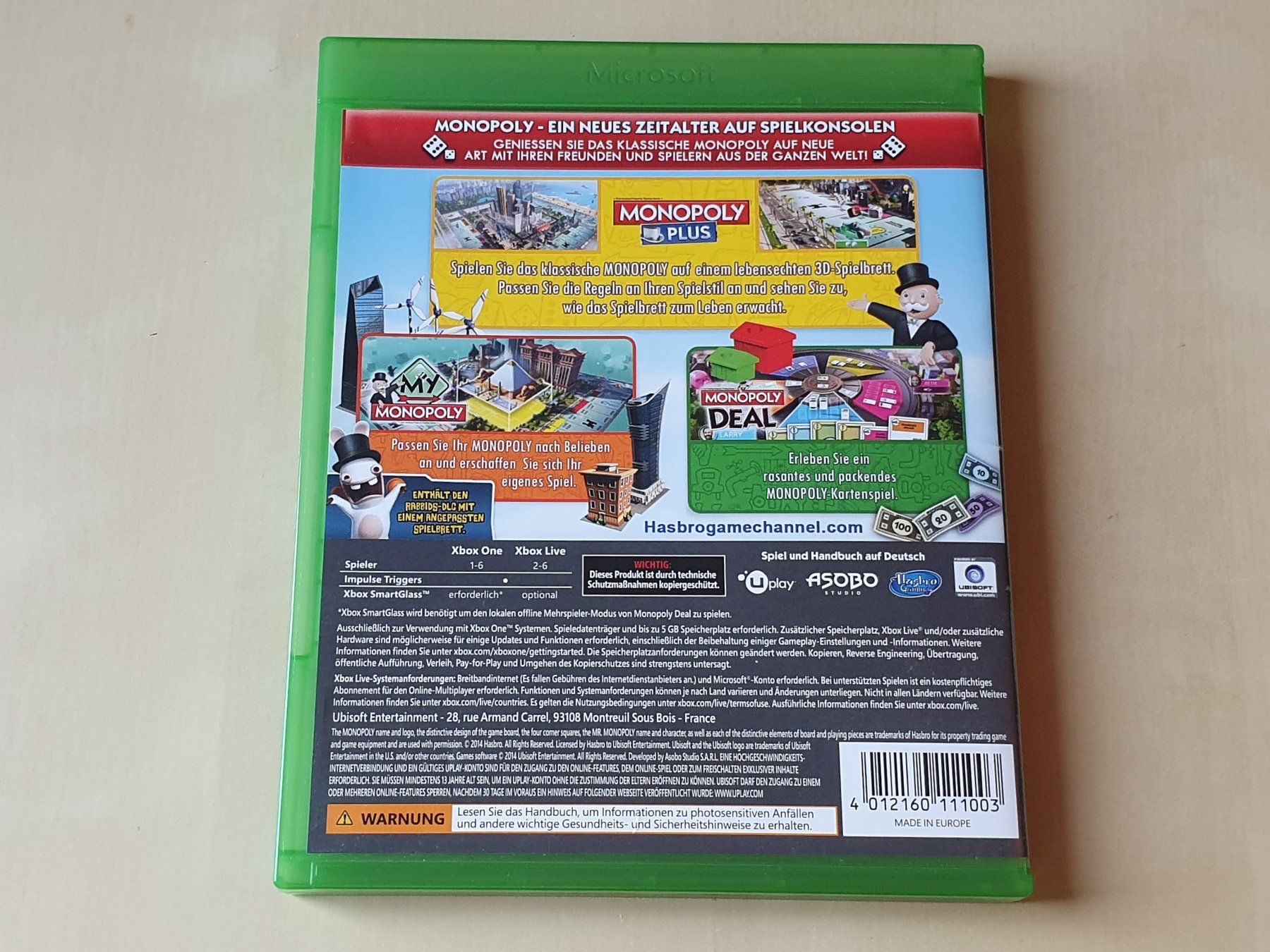 Microsoft Jeux: Monopoly Family Fun Pack – D'occasion à Stansstad par collectorsshop 1